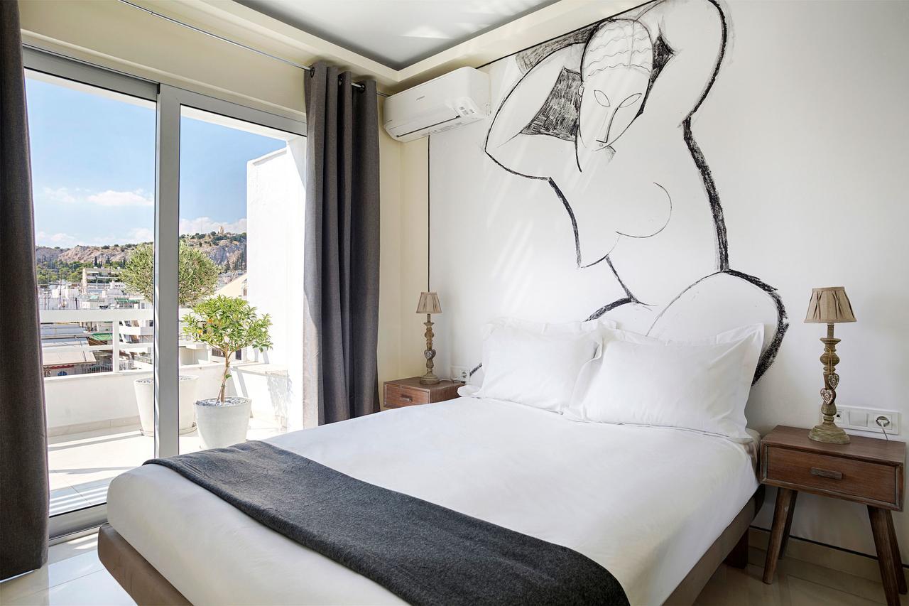 Unique 3-Bed, 3-Bath Apt With Acropolis Views Sg69 Aten Exteriör bild